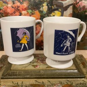 Set of 2 Morton Salt Cups